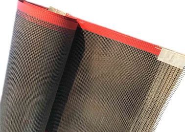 4mm × 4mm Coated Fiberglass Red Edge Ptfe Mesh Conveyor Belt For Printing