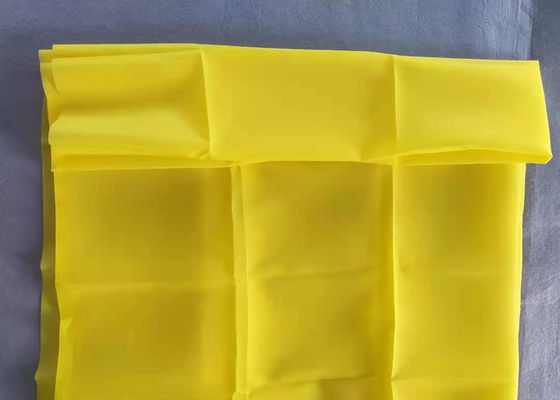 Yellow 77T Monofilament Polyester Mesh For Silk Screen Printing