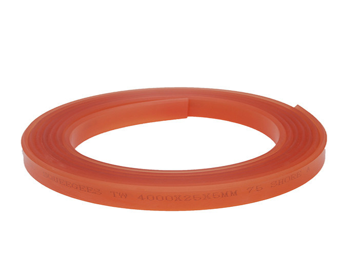 Rubber / Polyurethane / PU Squeegee Blade Material For Silk Screen Customized Color