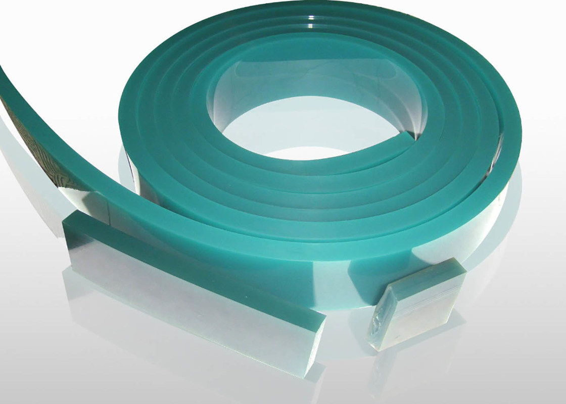 Polyurethane Squeegee Blades / Solvent Proof Squeeze Rubber For Screen