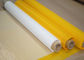 43T Polyester Nylon Monofilament Silk Screen Mesh For Printing White And Yellow Color