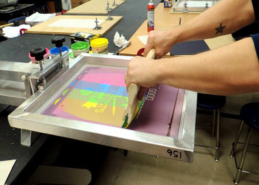 High Precision Silk Screen Aluminum Frame For Printing Silver Color Light Weight Materials