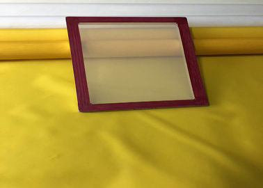Wooden / Aluminum Silk Screen Frames With Mesh Red Glue Customize Size
