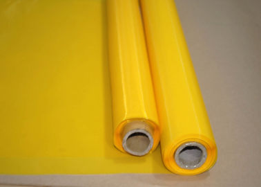 White / Yellow 120T - 34PW Polyester Silk Screen Printing Mesh Plain Weave Type