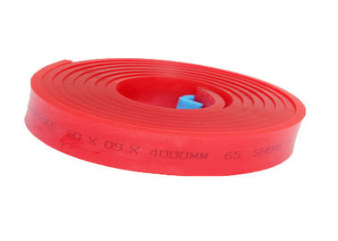 Width 9cm Screen Printing Squeegee Blade Material Red Roll 75A 65A 80A