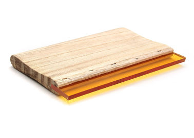 Wooden Holder Screen Printing Rubber Squeegee Blade For T- Shirt Printing
