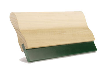 Customizable Polyurethane Squeegee With Wooden / Aluminium Handle For Screen Printing