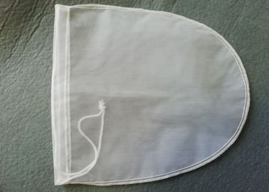 200 Micron Round Recyclable Nylon Rosin Bags Milk Filter Bag With Drawstring