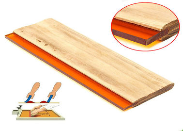 Wooden Squeegee Blades Rubber 80A Screen Printing Material