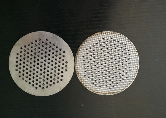 Stainless 2 Layers Porous Fine Wire Mesh Filter Disc Round Shape In Stock