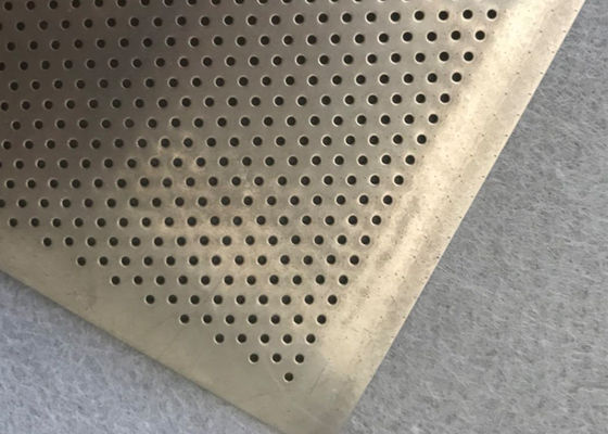 Round Hole High Tension Fine Wire Mesh Filter Plate For Filter Oil