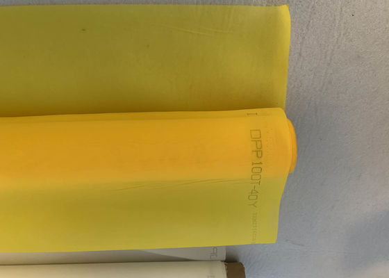 Yellow Color Polyester 72t Silk Screen Printing Mesh Roll