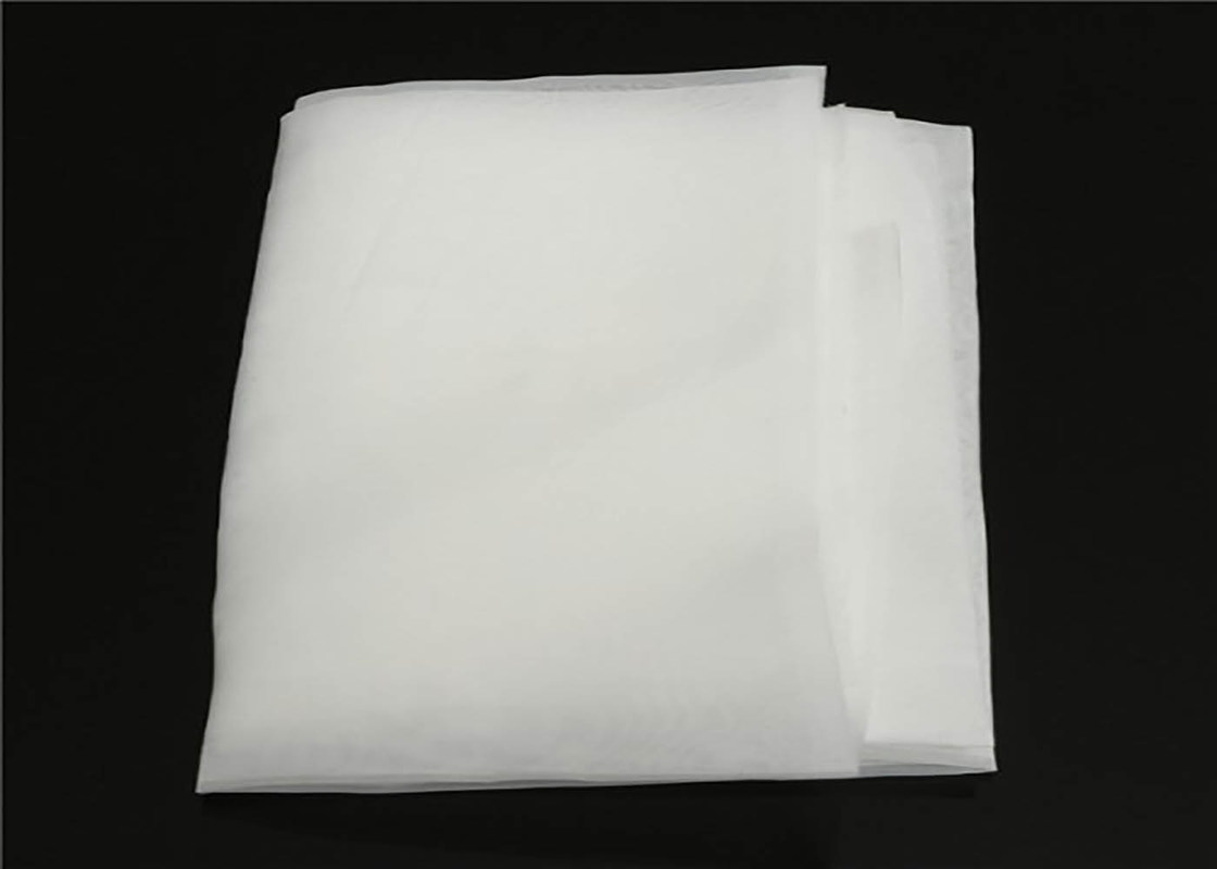 100 Polyester Silk Screen Printing Mesh Material White / Yellow Color