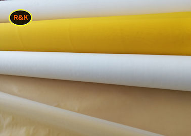 Plain Weave Polyester Silk Screen , Polyester Monofilament Mesh For Shirts