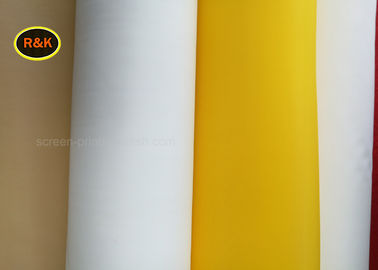 Plain Weave Polyester Silk Screen , Polyester Monofilament Mesh For Shirts