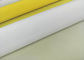 High Elasticity White Plain Weave Screen 100 % Polyester Screen Printing 200 Mesh