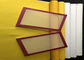 Wooden / Aluminum Silk Screen Frames With Mesh Red Glue Customize Size