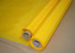 43T - 80PW High Tension Polyester Silk Screen Printing Mesh Yellow Logo Printed