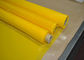 White / Yellow Polyester Monofilament Screen Fabric Mesh For Textile Plain Weave Type