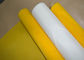 Yellow 120T-40PW Plain Weave Monofilament Screen Printing Mesh For Solvent Ink Printing