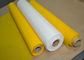 100% Polyester Yellow Screen Printing Mesh Roll Heat Resistance For Cermics Printing