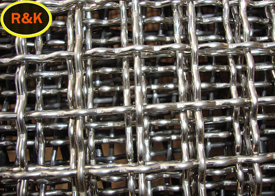 Plain Weave Industry Crimped Width 0.5 - 2m Stainless Steel Wire Mesh