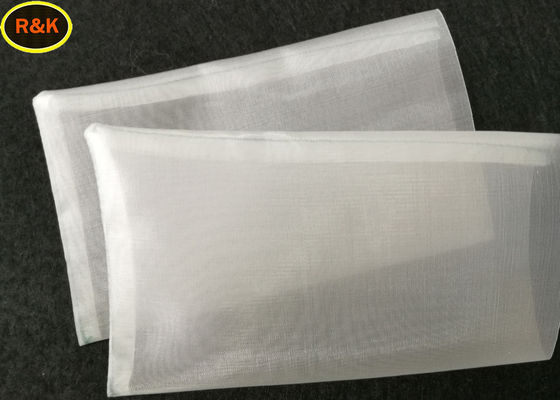 Unique 25 Micron Nylon Mesh Filter Bags White Color With Chemical Resistance