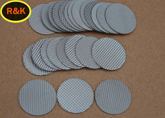 Sintered Metal Wire Mesh Discs For Water Treatment High Strength Wear Resistance