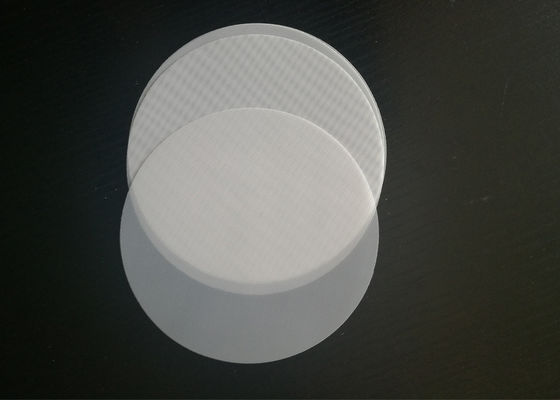 White Color Nylon Wire Mesh Round Shape Food Grade  Fine Mesh Filter Disc