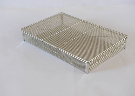 Food Grade 304 Stainless Steel Wire Mesh Tray Medical Basket