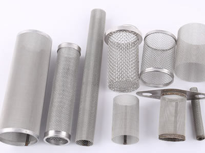 Custom 304 316 Welded 200 300 Micron Stainless Steel Mesh Filter Cartridge