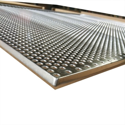 Welded 30*60cm Stainless Steel Perforated Tray 304 316 High Temperature Baking