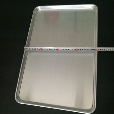 Surface Polishing Aluminum Alloy Tray 30*40cm 40*40cm Noodles Bread Baking