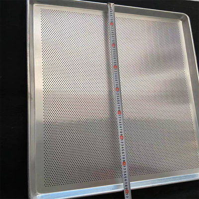 Surface Polishing Aluminum Alloy Tray 30*40cm 40*40cm Noodles Bread Baking