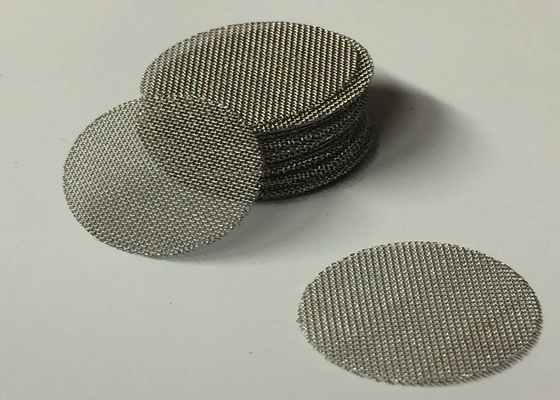 Multiple Shapes Stainless Steel Wire Mesh Round 10 Micron Filter Cloth Disc