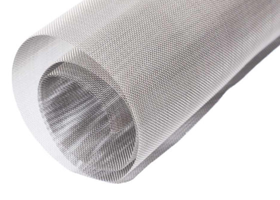 High Tension 4 Nickels 0.06mm Stainless Steel Woven Wire Mesh For Filter Oil