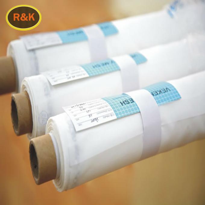 100T40PW Silk Screen Printing Mesh Polyester Material White Color